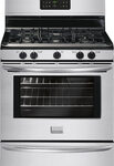 Frigidaire - Gallery 30" Self-Cleaning Freestanding Gas Range - Stainless Steel