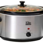 Elite Platinum - 8-1/2-Quart Slow Cooker - Stainless-Steel