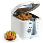 Elite - 5-Quart Deep Fryer - White