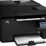 HP - LaserJet Pro MFP M127fw Wireless Black-and-White All-in-One Laser Printer - Black