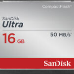SanDisk - Ultra 16GB CF Memory Card - Black/Gray
