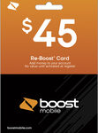 Boost Mobile - $45 Re-Boost Card - Multi