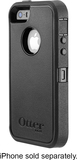OtterBox - Defender Series Case for Apple® iPhone® 5 and 5s - Black - Image 1