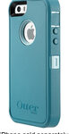 OtterBox - Defender Series Case and Holster for Apple® iPhone® 5 and 5s - Aqua Blue/Mineral Blue