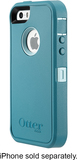 OtterBox - Defender Series Case and Holster for Apple® iPhone® 5 and 5s - Aqua Blue/Mineral Blue - Image 1