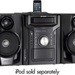 Sharp - 240W 5-Disc Compact Stereo/2-Way Speaker System - Black