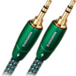 AudioQuest - Evergreen 3.3' 3.5mm-to-3.5mm Interconnect Cable - Black/Green
