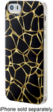 Dynex™ - Case for Apple® iPhone® 5 and 5s - Black/Gold - Image 1