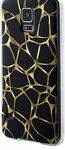 Dynex™ - Soft Shell Case for Samsung Galaxy S 5 Cell Phones - Black/Gold