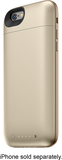 mophie - Juice Pack Air External Battery Case for Apple® iPhone® 6 - Gold - Image 1