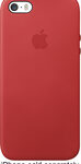 Apple - Leather Case for Apple® iPhone® 5 and 5s - Red