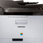 Samsung - Xpress C460FW Wireless Color All-In-One Printer - White/Black