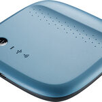 Seagate - Wireless Mobile Storage 500GB External USB Portable Hard Drive - Blue