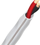 AudioQuest - Slip 50' In-Wall Speaker Cable - White