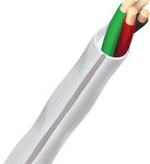 AudioQuest - Slip 50' In-Wall Speaker Cable - White