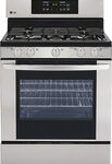 LG - 30" Self-Cleaning Freestanding Gas Range - Stainless-Steel