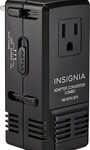 Insignia - All-In-One Travel Adapter/Converter - Black