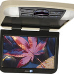 Audiovox - 10" LED-LCD Vehicle Monitor with DVD Player - Black