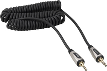 Rocketfish™ Mobile - 9' Premium 3.5mm Stereo Cable - Black - Image 1