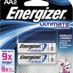 Energizer - Ultimate Lithium AA Batteries (2-Pack)
