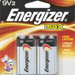 Energizer - MAX Batteries 9V (2-Pack)
