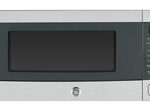 GE - Profile Series 1.1 Cu. Ft. Mid-Size Microwave - Stainless Steel/Gray
