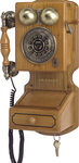 Crosley - CR92 Corded Country Kitchen Wall Phone - Oak