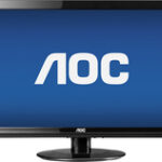 AOC - 23.6" LED HD Monitor - Black