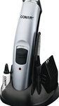 Conair - 13-Piece All-in-One Beard and Mustache Trimmer - Silver