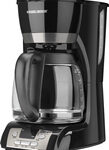 Black & Decker - 12-Cup Programmable Coffeemaker - Black