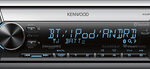 Kenwood - CD - Built-In Bluetooth - Apple® iPod®- and Satellite Radio-Ready - Marine - In-Dash Deck - Multi