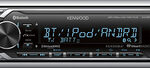 Kenwood - Built-In Bluetooth Apple® iPod®- and Satellite Radio-Ready Marine In-Dash Deck - Multi