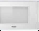 Sharp - 1.3 Cu. Ft. Mid-Size Microwave - White
