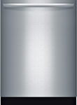 Bosch - Ascenta 24"Tall Tub Built-In Dishwasher - Stainless-Steel