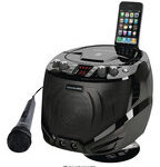 Karaoke USA - Portable CD+G Karaoke System - Black