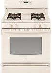 GE - 30" Freestanding Gas Range - Bisque