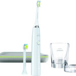 Philips Sonicare - Sonicare DiamondClean Rechargeable Toothbrush - White/Silver