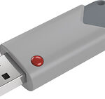 EMTEC - B100 Click 8GB USB 2.0 Flash Drive - Gray