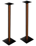 Bell'O - Speaker Stands (Pair) - Black/Brown