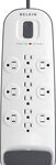 Belkin - 12-Outlet Surge Protector - White