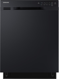 Samsung - 24" Front Control Built-In Dishwasher with Stainless Steel Tub - Black - Image 1