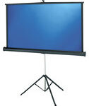 Projecta - Versatol 77" Tripod Projector Screen - Matte White
