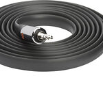 Griffin Technology - 6' Flat Auxiliary Stereo Audio Cable - Black