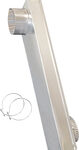 Smart Choice - 0" to 18" Periscope Dryer Vent Required for Hook-Up - Silver