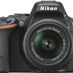 Nikon - D5500 DSLR Camera with AF-S DX NIKKOR 18-55mm f/3.5-5.6G VR II Lens - Black