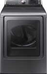 Samsung - 7.4 Cu. Ft. 15-Cycle Steam Gas Dryer - Platinum