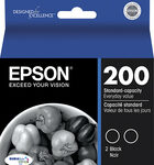 Epson - 200 2-Pack Ink Cartridges - Black