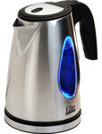 Elite Platinum - 1.7L Cordless Electric Kettle - Clear/Stainless-Steel