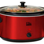 Elite Platinum - 8-1/2-Quart Slow Cooker - Red