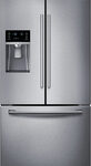 Samsung - 28.1 Cu. Ft. French Door Refrigerator with Thru-the-Door Ice and Water - Stainless Steel